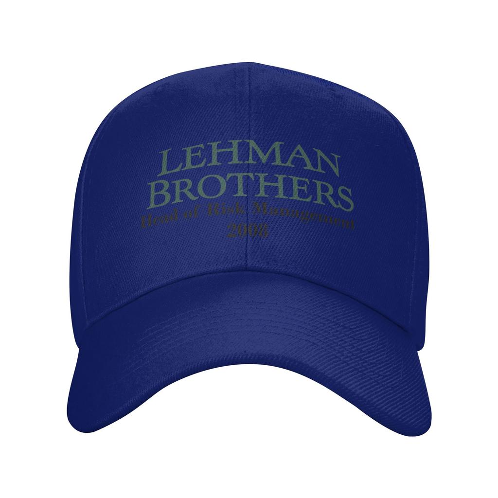 Lehman Brothers Head of Risk Managment 2008 Baseball Cap Outdoor Sports Quality Hip Hop Hats Male Stylish Print Baseball Caps