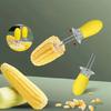 1 Pair Heat-insulated Anti-scalding Corn Fork Corn Cob Holders For Home Cooking BBQ Camping