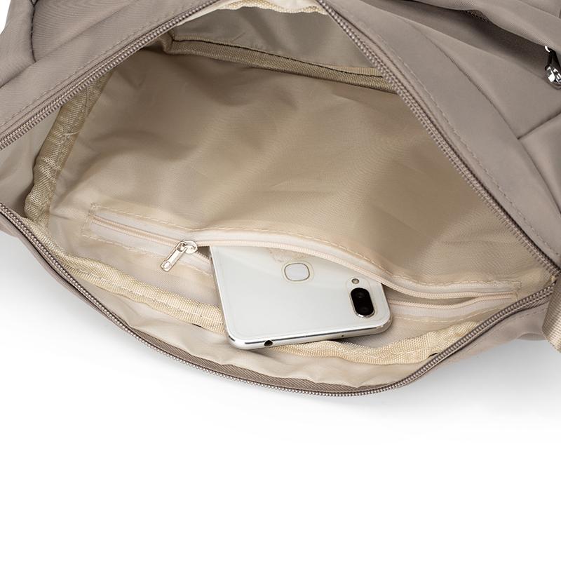 Водоотталкивающая нейлоновая сумка-мессенджер, большая вместимость, сумка для commuters, женская сумка через плечо