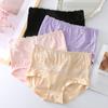 Женские трусики с высокой талией Женские кружевные трусики больших размеров Однотонные трусы-треугольники с высокой посадкой Нижнее белье