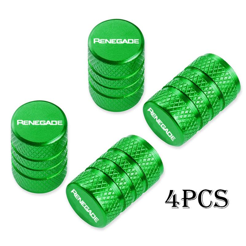 Car Wheel Tire Valve Caps Tyre Stem Covers Airdust Waterproof For Jeep Renegade Auto Accessories MWGHF1