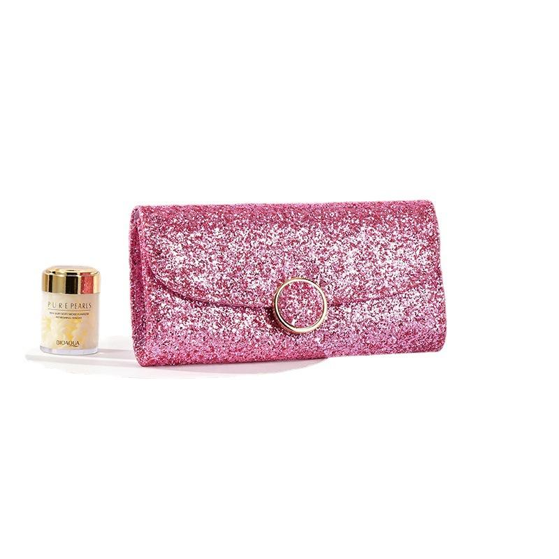 Korean version of simple dinner bag, fashionable light luxury diamond-encrusted shoulder bag, evening dress banquet bag