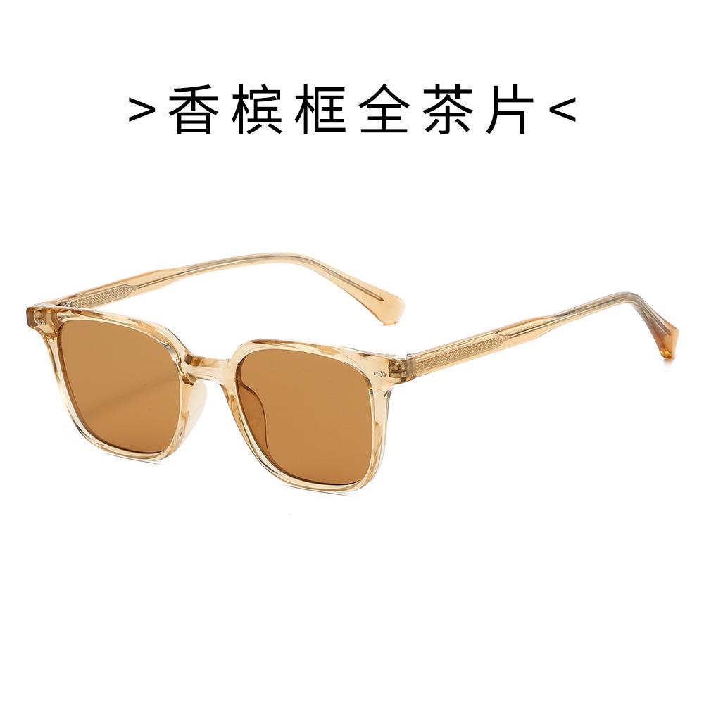 TR90 frame sunglasses, unisex, square design, large frame, slimming effect, suitable for driving and fishing