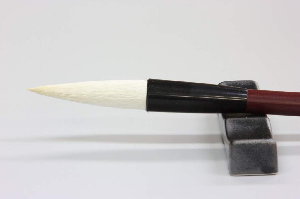 Kobaido Calligraphy Brush, Thick Brush, ``Pure White, No. 2, Aoun'', for Half-paper and Half-cut, Made In Japan