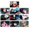 Официальный набор наклеек и подставок с персонажами Jujutsu Kaisen: Годжо Сатору, Юдзи Итадори, Тоге Инумаки
