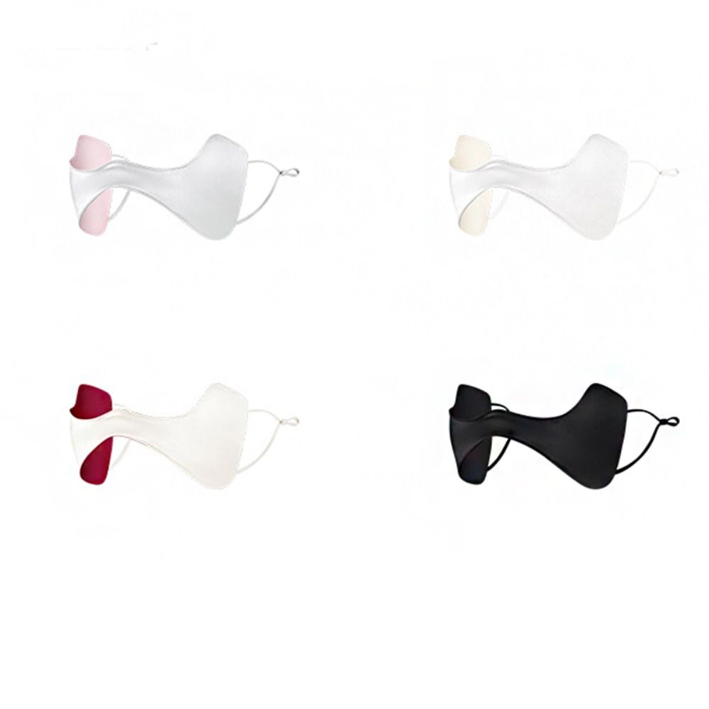Summer Silk Sunscreen Mask Breathable Face Cover Elastic Sunscreen Face Scarf  Outdoor