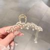 Женская модная заколка для волос жемчужная кисточка-веер заколки-бабочки модные аксессуары для волос для женщин креативный ювелирный подарок