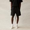 Fear of God Essentials Шорты-свитшот SS21 с принтом из букв Унисекс Брюки Растягивающиеся-Лимо Черные FOG-SS21-565
