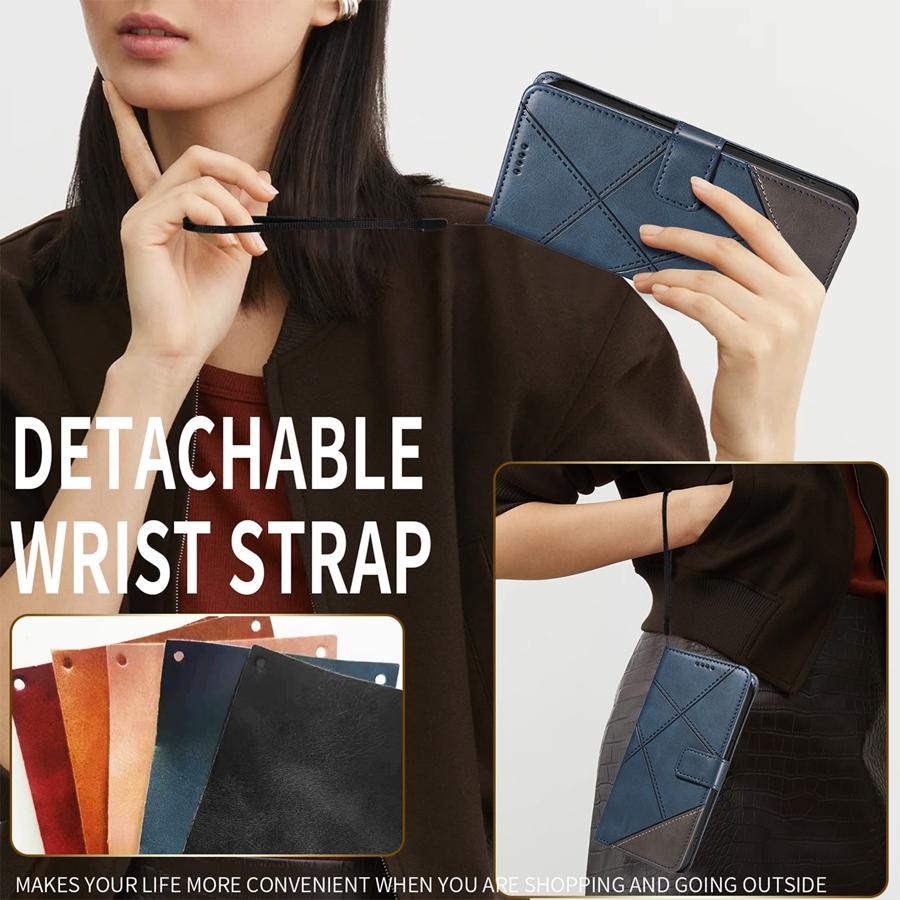 Oily Premium PU Leather Phone Case for Samsung S25 S24 S23 S22 S21 A16 A26 A36 A56 A15 A35 A55 A14 A34 A54 A13 A53 Stand Holder Wallet Case with Strap