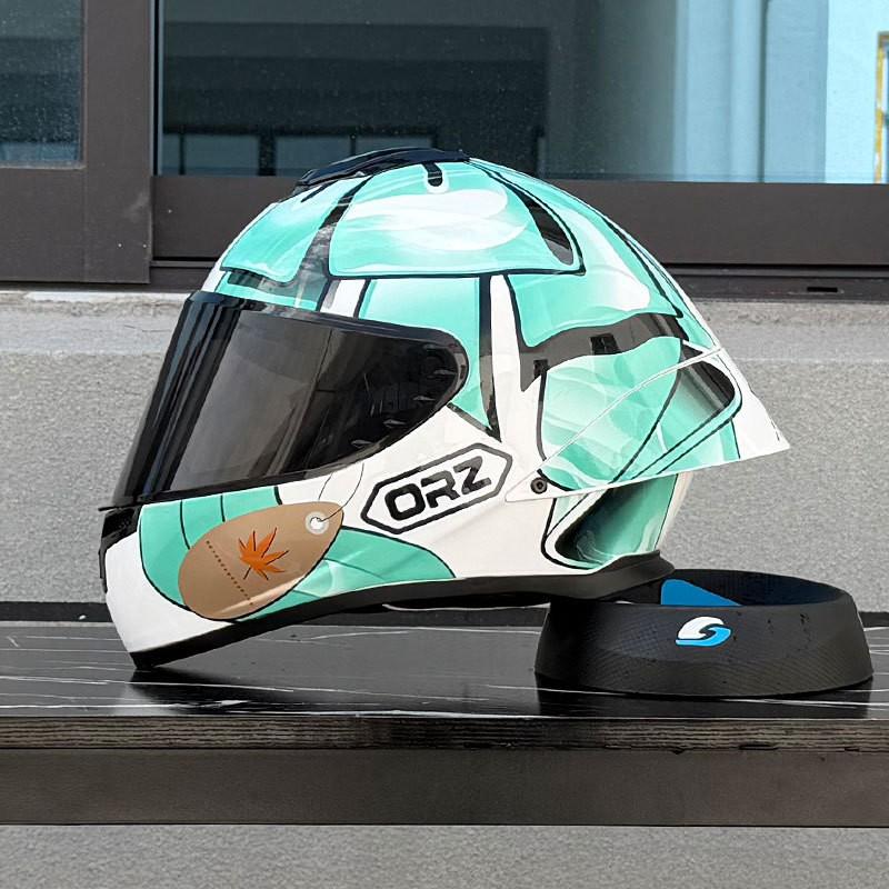 Full Face Motorcycle Helmet With Single Visor Large Rear Wing Bluetooth Slot All Season Use Men Women