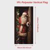 Santa Claus Hanging Flag Ornament Festive Xmas Door Banner 2026 Christmas Decoration Navidad Natal New Year Gift 2027 for Home