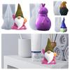 Рождественская форма из смолы 3D безликий гном Снеговик легко снимается DIY ремесло гипсовая эпоксидная смола литье ароматические свечи орнамент силиконовая форма