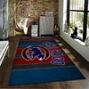Chicago Bear Logo Striped Carpet suitable as a non-slip mat for the living room or bedroom sofa