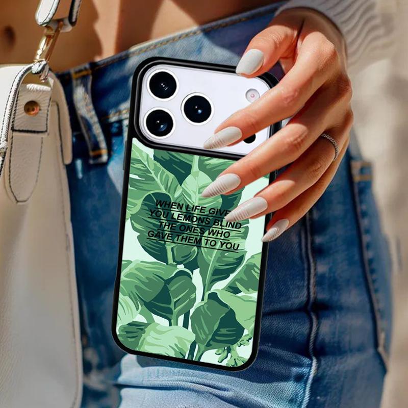 palm trees plants Phone Case For iPhone 17 Air 14 15 13 12 Max Cover For Apple 16e 11 Pro Max Plus Coque