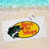 B-Bass Pro Shops Микрофибра с принтом Пляжное полотенце Альпинизм Йога Пляж Плавание Бег Впитывающее Мягкое полотенце