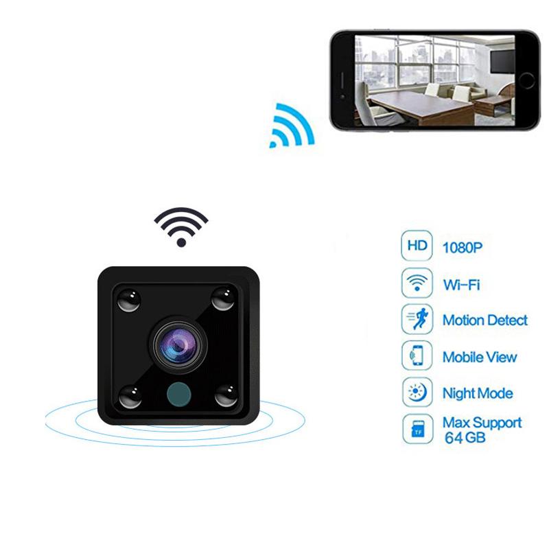 X6 Mini IP Camera WiFi Camera HD 1080P Wireless Security Surveillance Night Vision Smart Home Micro Cam USB