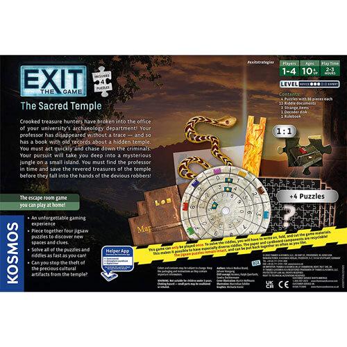 Выход из игры Lost Temple Jigsaw Puzzle и игры