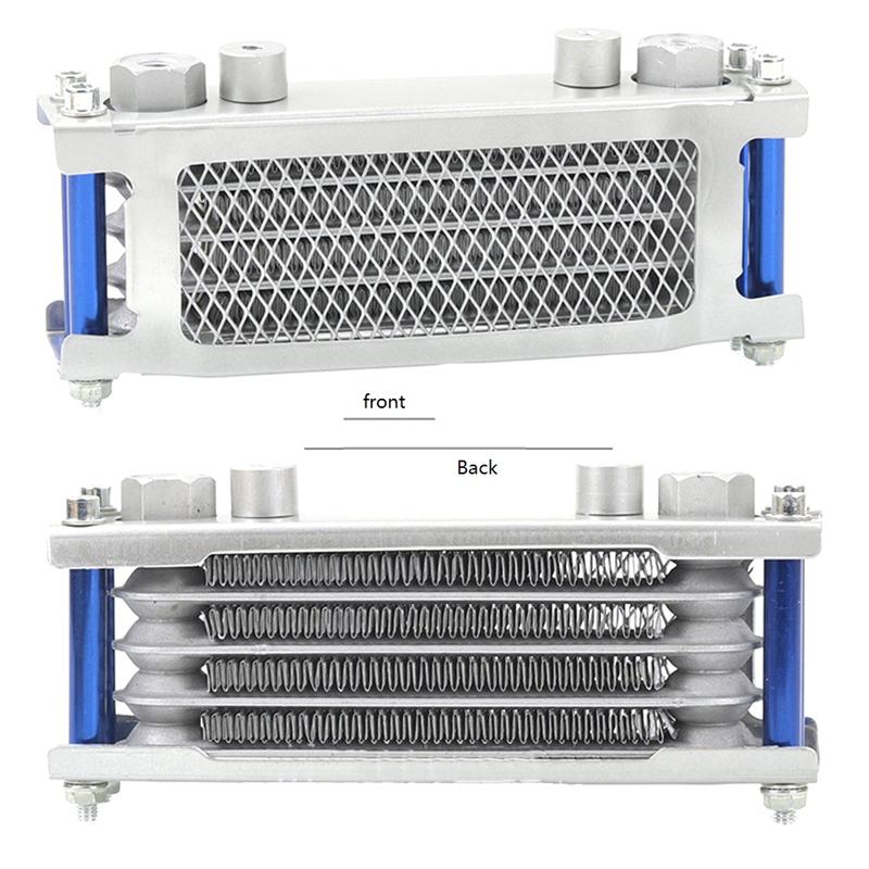 Interface Radiator Oil Cooler Aluminium Cooling System For 50-160Cc Motorcycle Dirt Pit Monkey Bike