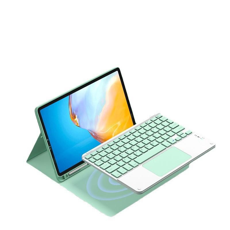 IPad Air 6 Case Pro 11 Magnetic Keyboard Mouse Trackpad Leather Cover