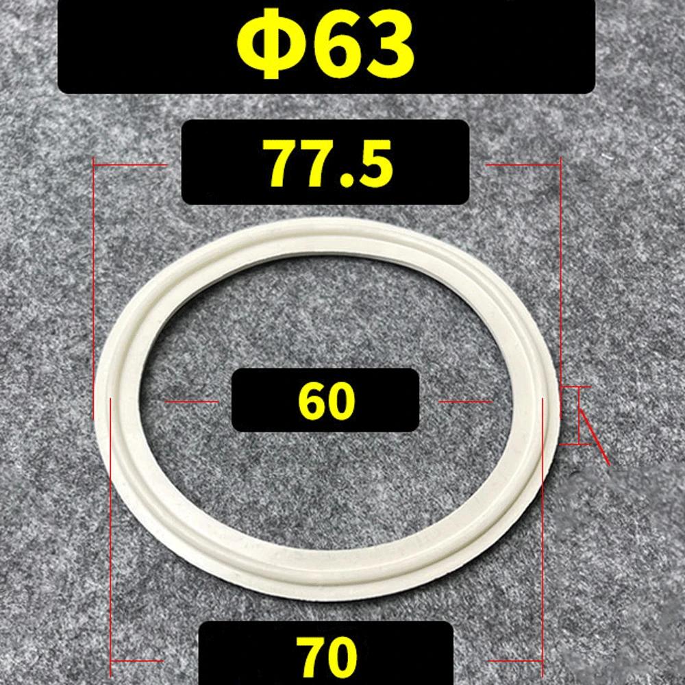 Белая EPDM 38 51 63 76 89 102-219 мм 1,5" -8" Уплотнительная прокладка Tri Clamp Кислото- и щелочестойкая