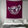 Manly Warringah Sea Eagles Pattern Home Decor Tapestry, Wall Hanging, Decorative RV Wall Cloth.NGT0928452