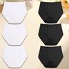6PCS/Set Women Seamless Panties High Waist Lingerie Underpant Ladies 7 Solid Colors M-XXL Woman Sexy Briefs Underwear