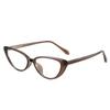 European and American small frame cat eye polarized sunglasses men's pin glasses legs UV protection sunglasses personalized versatile glasses