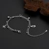 Ювелирные изделияТоп 18К Золото Медные Шармы кулон Браслеты для Леди Женщин Свадебная Вечеринка Подарки 18+5см оригинал