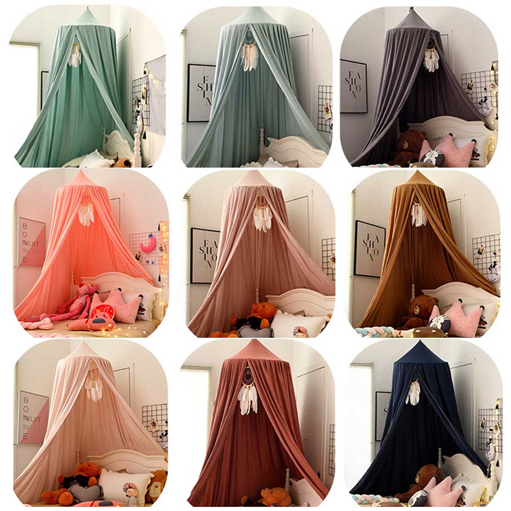Детская москитная сетка для детской кроватки, сетка принцессы для девочек, москитная сетка для детской комнаты, подвесной купол, детская кровать с балдахином, палатка, декор для комнаты для маленьких девочек