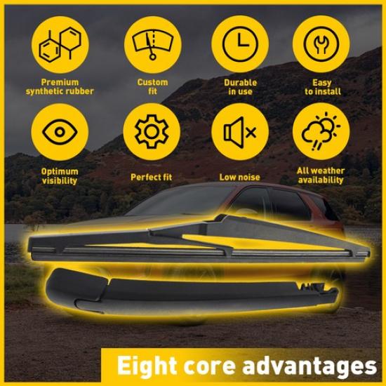 Rear Windshield Wiper Blade For Toyota Arm & Highlander 2008- 85241-42070
