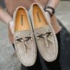 Fashion Men Shoes Sude Leather Casual Summer Shoes Classic Men Loafers Elegantes Slip On Men 'S Flats Moccasins Men Driving Shoes