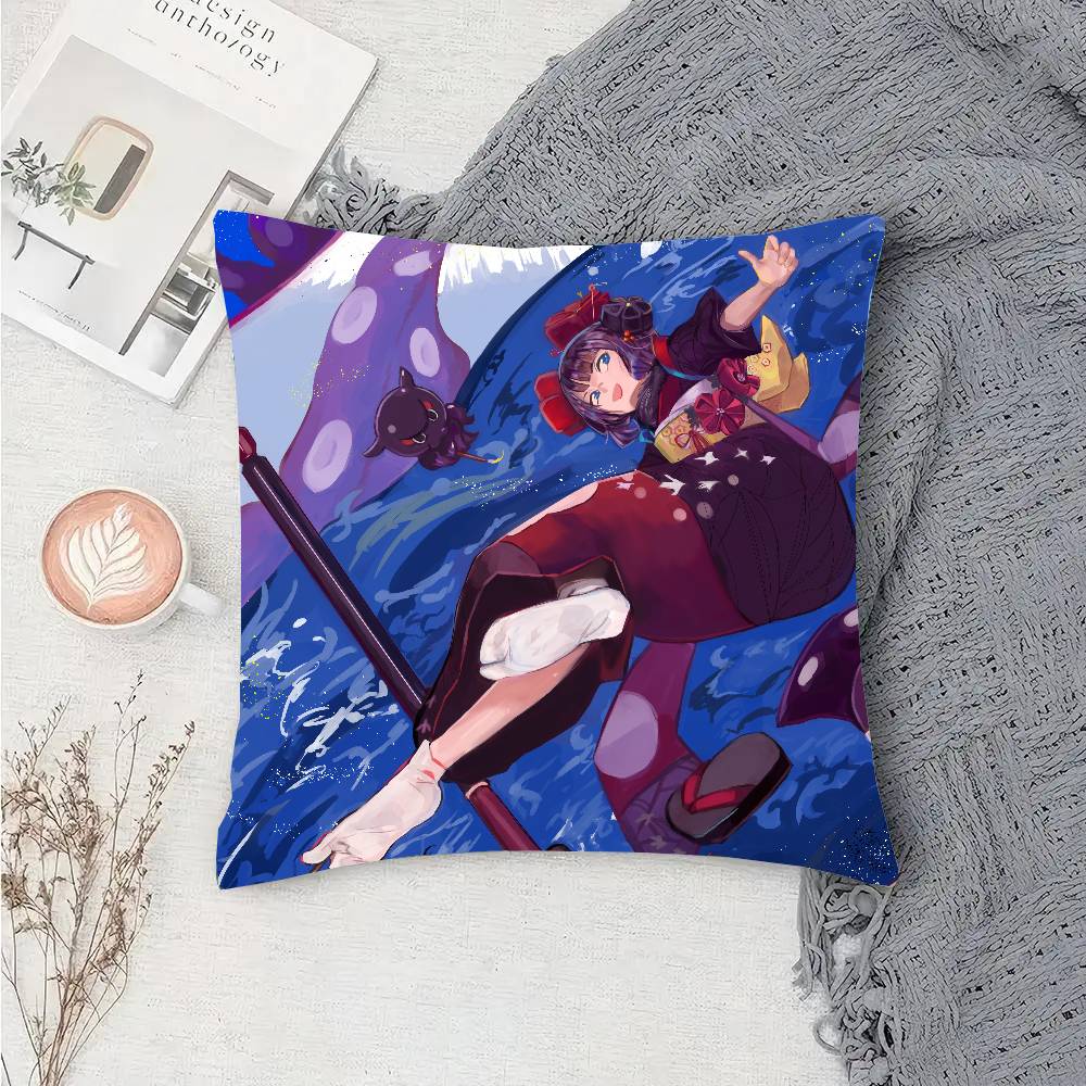 Кацусика Хокусай Анимированная игра Fate Grand Order Наволочка Модная квадратная наволочка Спальня Диван Комната Декор для дома Отдых