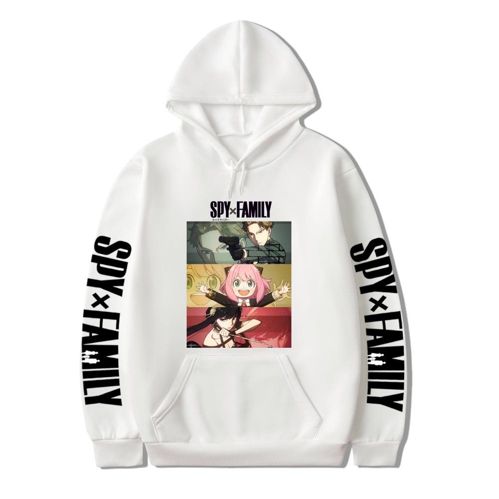Spy × Family Anime Print Fashion Casual Hooded Sweater