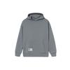 Li Ning Sport Fashion Series Small Logo Pocket Solid Color Loose Hooded Sweatshirt Men Sweatshirt Gray AWDR869-6