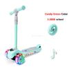 Детский самокат, 3 колеса, самокат, ножной самокат, скейтборд, переднее светодиодное мигающее колесо, музыкальная функция, детская спортивная игрушка для улицы