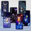Чехол с изображением астронавта из мультфильма для Samsung Galaxy A50 A10 A70 A30 A20s A20e A40 A10s A10e A90 5G A30s A60 A20, силиконовый черный чехол для телефона