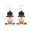 1Pair Handmade Sew Santa Claus  Earrings Christmas Tree Xmas  Eardrop Christmas Earring  Party