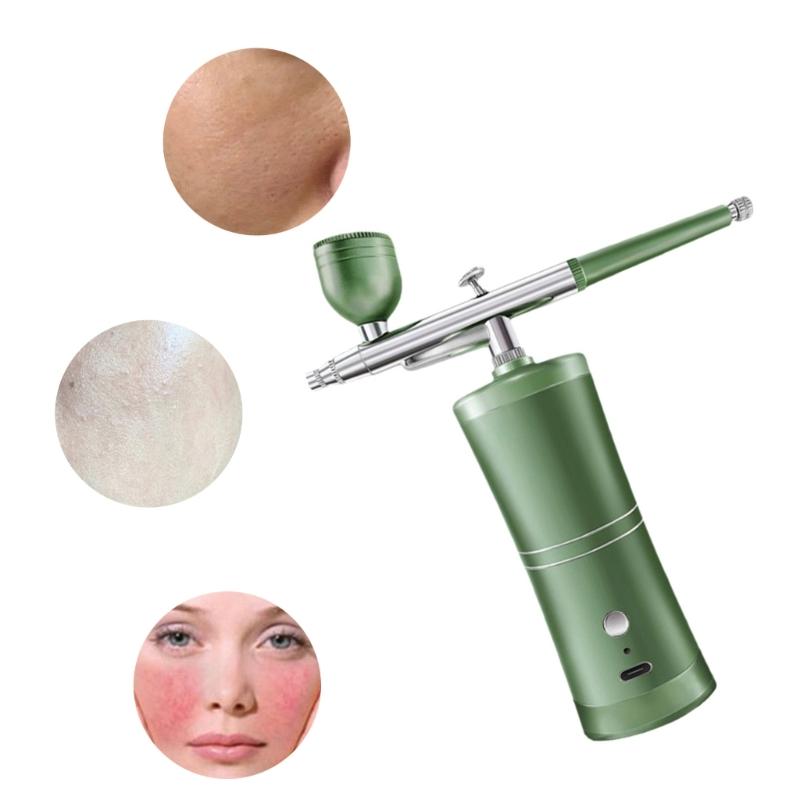 Airbrush, Spray Guns Set with Compressor, Portable Wireless Airbrush Kit and Rechargeable Hand Airbrush 3 Gear