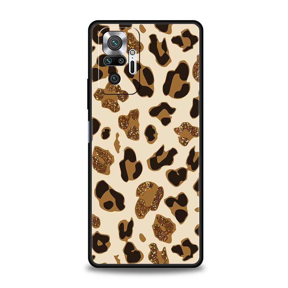 Модный Чехол для Телефона с Принтом Тигра и Леопарда Для Xiaomi Redmi Note 14 13 12 Pro Plus 5G 9S 9 10 11 4G 14C 13C 12C 10C 9C 9A Мягкая Крышка
