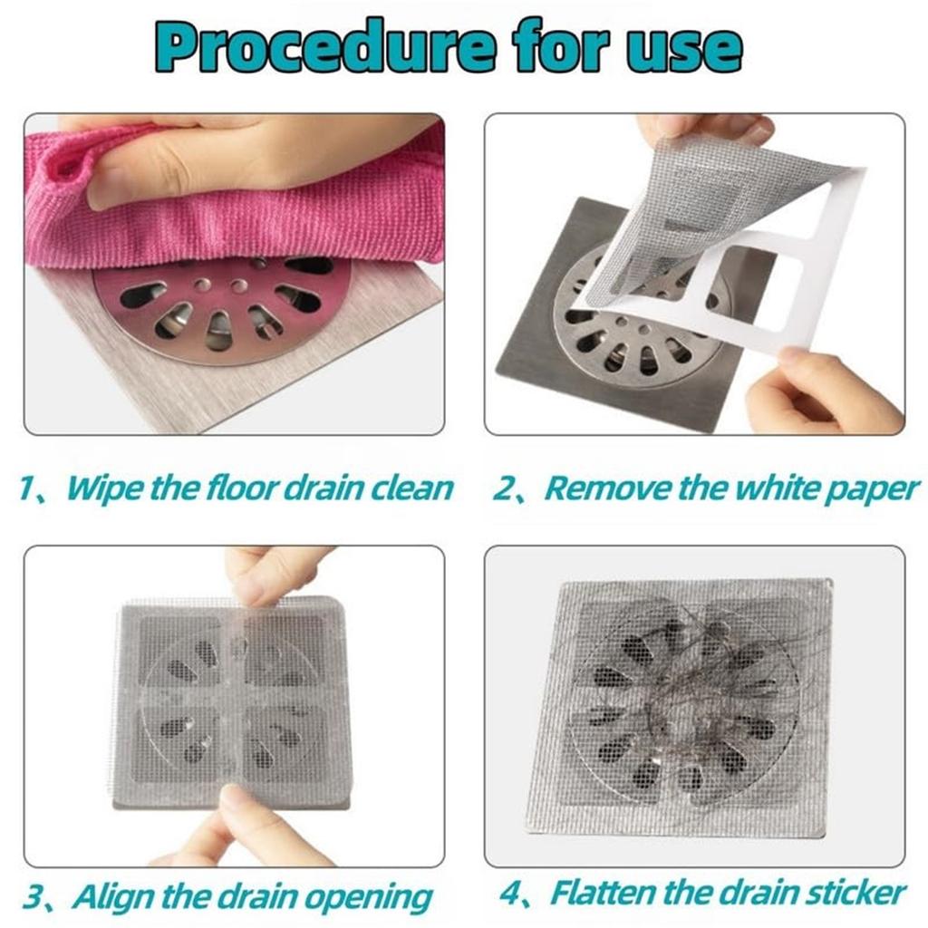 Disposable  Sticker  Net Filter Suitable For Bathroom, Laundry, Bathtub And Kitchen