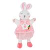 Baby Security Blanket Cute Bunny Baby Teething Stuffed Dolls Soft Snuggle Blanket Tactile Toys