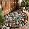 High-Quality Pebble Floor Mat Diatomaceous Earth Bathroom Non-Slip Mat Entryway Doormat Quick-Dry Foot Mat Non-Slip Carpet