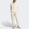 adidas Оригинальные джоггеры Essentials+ из пушистого флиса Мужские джоггеры Белые HR2954