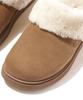 Fitflop Zen-Ff Замшевые тапочки-угги с овчиной Цвет: Песочный