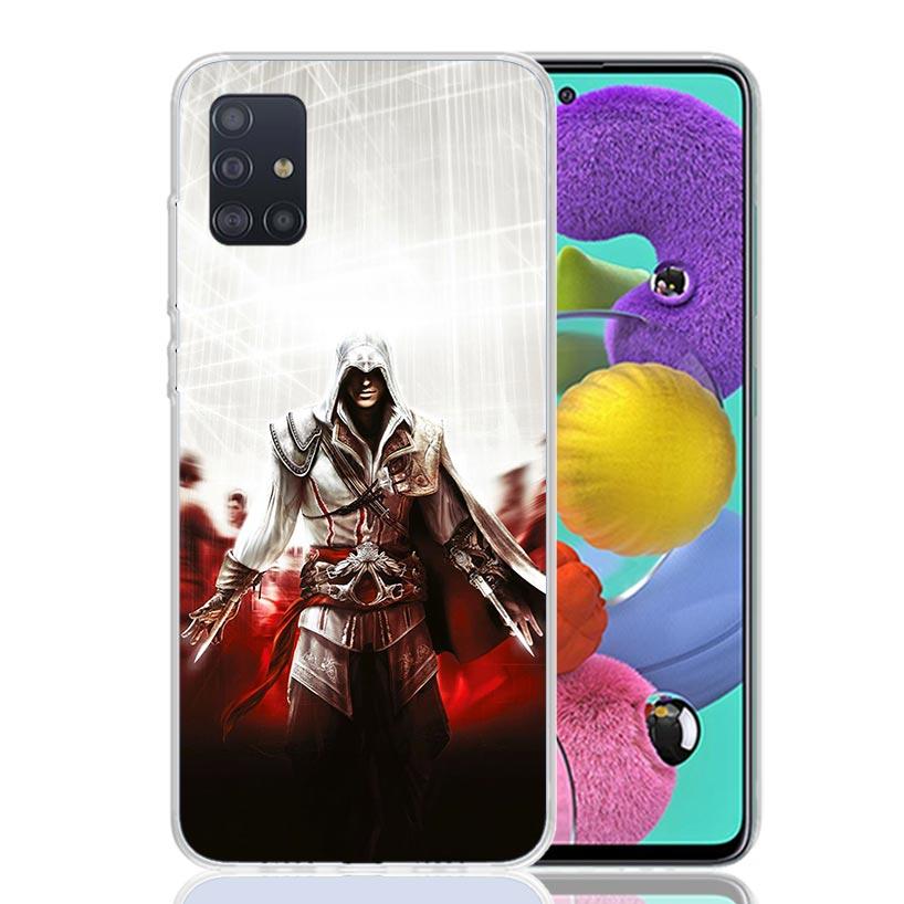 Чехол для телефона A-Assassins Game Creed для Samsung Galaxy A52 A51 A50S A12 A22 A32 A72 A10S A30S A31 A71 Note 20 Ultra 10 Plus S10 Ga