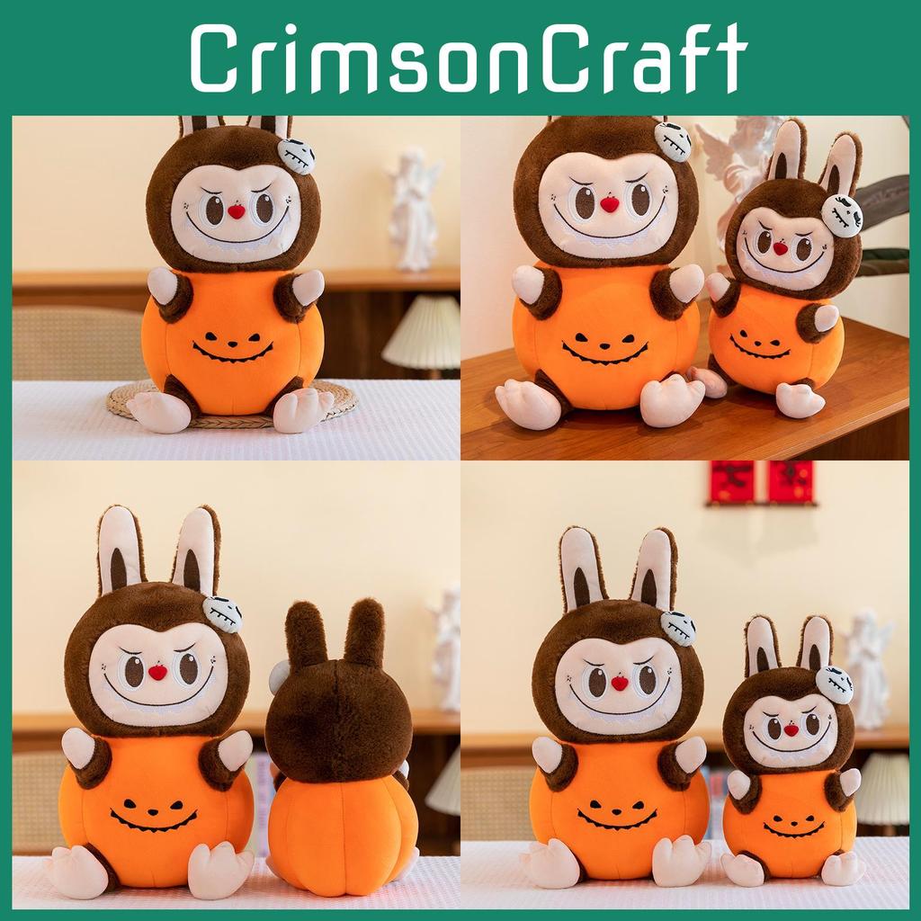 Adorable Halloween Pumpkin Labubu Plush Toy Soft And Cuddly 30cm And 40cm Sizes