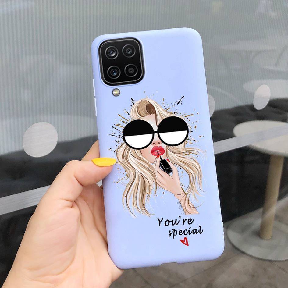 Чехол для Samsung Galaxy A12 Чехол для Samsung A42 5G Милое Сердечко Задняя крышка Fundas Для Samsung A 12 SM-A125F SM-A426B A 42 5G Чехлы для телефона