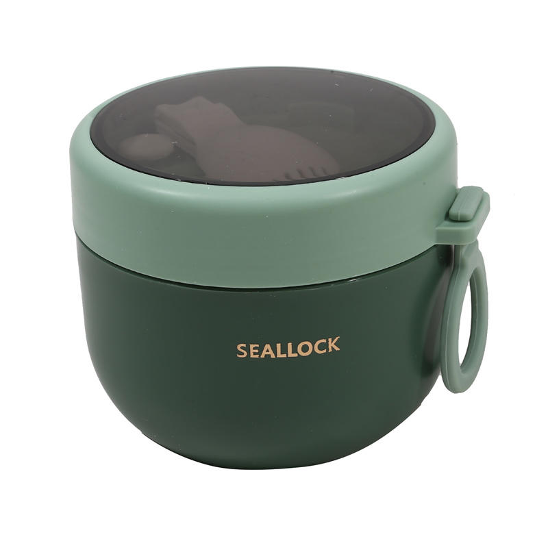 600 мл термобокс для ланча, мини-портативный герметичный пищевой контейнер из нержавеющей стали, вакуумная чашка для супа, изолированная чашка для завтрака, ложка