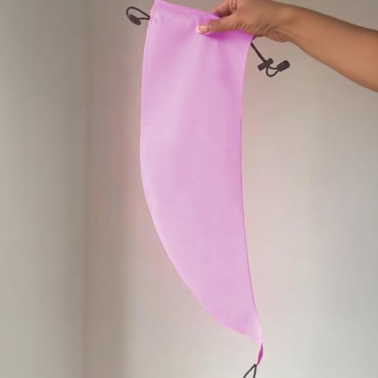 Waterproof Ponytail Bathing Hat Washing Ponytail Shower Cap Long Hair Crown Shampoo Shower Cap Reusable Hair Sleeve