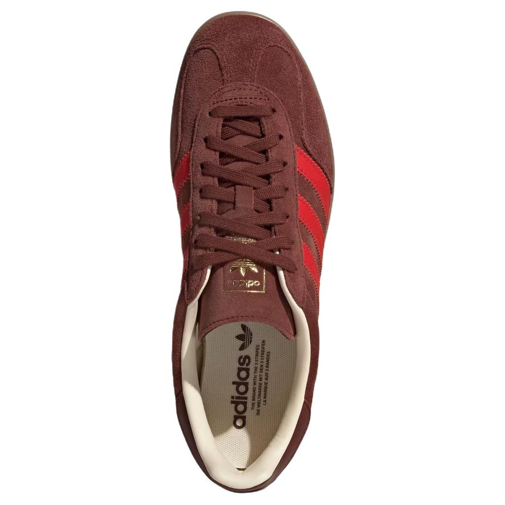 adidas Кроссовки Gazelle Indoor Fox Brown Red Gum Унисекс IH9661
